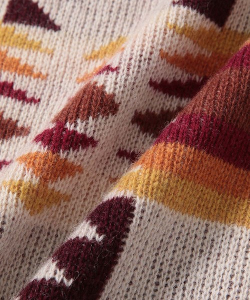 PENDLETON（ペンドルトン）の「【PENDLETON】別注 Harding柄カーディガン（カーディガン/ボレロ・メンズ・ブラック/パープル系その他2・M/L）」の11枚目の写真