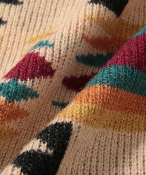 PENDLETON（ペンドルトン）の「【PENDLETON】別注 Harding柄カーディガン（カーディガン/ボレロ・メンズ・ブラック/パープル系その他2・M/L）」の9枚目の写真