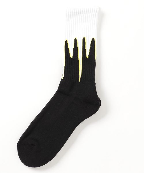 ADPOSION(アドポーション)の「【日本製】ファイアーパターンソックス(ソックス/靴下・メンズ・レッド/イエロー/ブルー・FREE)」の4枚目の写真