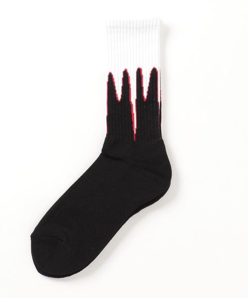 ADPOSION(アドポーション)の「【日本製】ファイアーパターンソックス(ソックス/靴下・メンズ・レッド/イエロー/ブルー・FREE)」の6枚目の写真