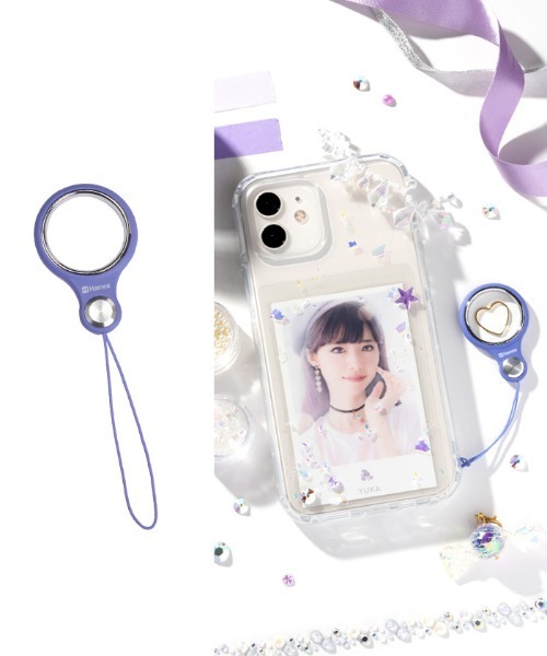 Hamee(ハミィ)の「スマホ ストラップ HandLinker Putto ベアリング ストラップ リングストラップ 落下防止(スマホグッズ・レディース・ホワイト/スカイブルー/ブラック/パープル/レッド/イエロー/オレンジ/グリーン/ミント/ベビーピンク/フューシャピンク・FREE)」の6枚目の写真