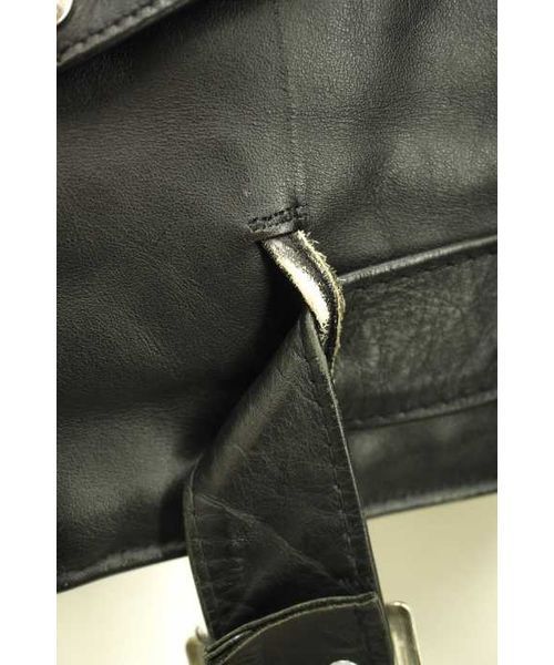 本物美品 プラダ エポレット ZIPUP マルチポケット レザージャケット 44 本物美品 プラダ エポレット ZIPUP マルチポケット レザージャケット