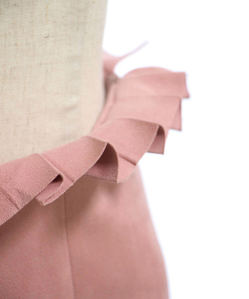 lissi Boutique（リージーブティック）の「スウェードタッチマーメイドスカート（スカート・レディース・ブラウン/ピンク・M/S）」の11枚目の写真