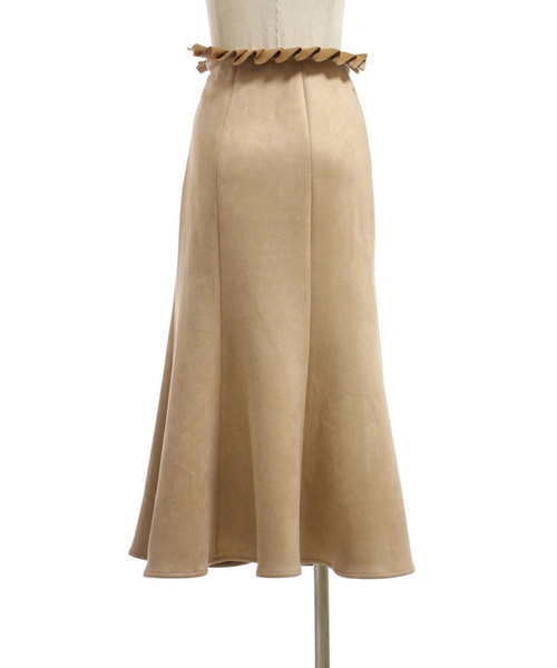 lissi Boutique（リージーブティック）の「スウェードタッチマーメイドスカート（スカート・レディース・ブラウン/ピンク・M/S）」の14枚目の写真