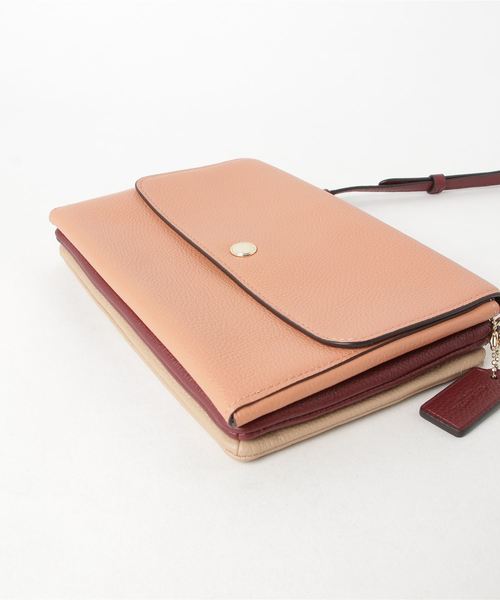 COACH(コーチ)の「【コーチ】トリプル クロスボディ カラーブロック(クラッチバッグ・レディース・オレンジ系その他・フリ-)」の4枚目の写真