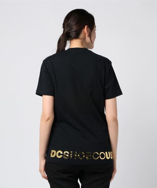 DC(ディーシー)の「半袖Tシャツ DC 5126J930W(Tシャツ/カットソー・レディース・ブラック×ゴールド/ホワイト×ゴールド・S/M)」の4枚目の写真