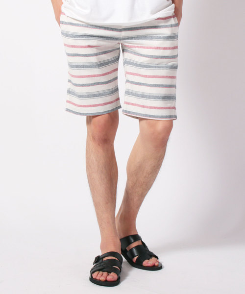 SHISKY（シスキー）の「綿麻ハーフショーツパンツ（その他パンツ・メンズ・I/D/H/F/C/J/G/B/A/E・M/L）」の6枚目の写真
