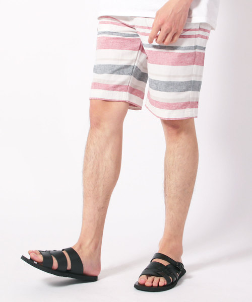 SHISKY（シスキー）の「綿麻ハーフショーツパンツ（その他パンツ・メンズ・I/D/H/F/C/J/G/B/A/E・M/L）」の9枚目の写真