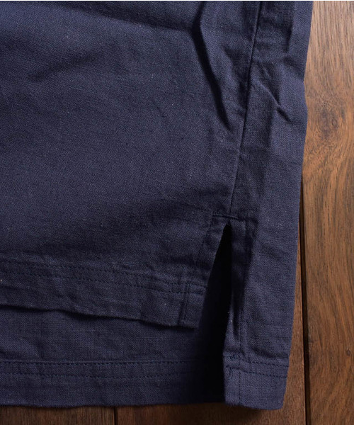 ARCHIVER(アーカイバ)の「【Ir】綿麻Tシャツ(Tシャツ/カットソー・レディース・ホワイト/ネイビー/カーキ/サックスブルー/モカ・MEDIUM/LARGE/X-LARGE)」の12枚目の写真