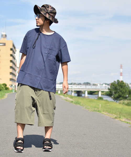 ARCHIVER(アーカイバ)の「【Ir】綿麻Tシャツ(Tシャツ/カットソー・レディース・ホワイト/ネイビー/カーキ/サックスブルー/モカ・MEDIUM/LARGE/X-LARGE)」の14枚目の写真