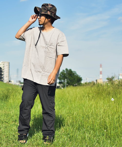 ARCHIVER(アーカイバ)の「【Ir】綿麻Tシャツ(Tシャツ/カットソー・レディース・ホワイト/ネイビー/カーキ/サックスブルー/モカ・MEDIUM/LARGE/X-LARGE)」の11枚目の写真