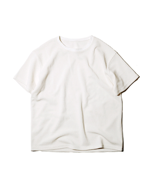 NATAL DESIGN(ネイタルデザイン)の「【ネイタルデザイン】HEAVY WAFFLE TEE(Tシャツ/カットソー・メンズ・ホワイト/オフホワイト/グレー/ネイビー・X-SMALL/SMALL/MEDIUM/LARGE)」の10枚目の写真