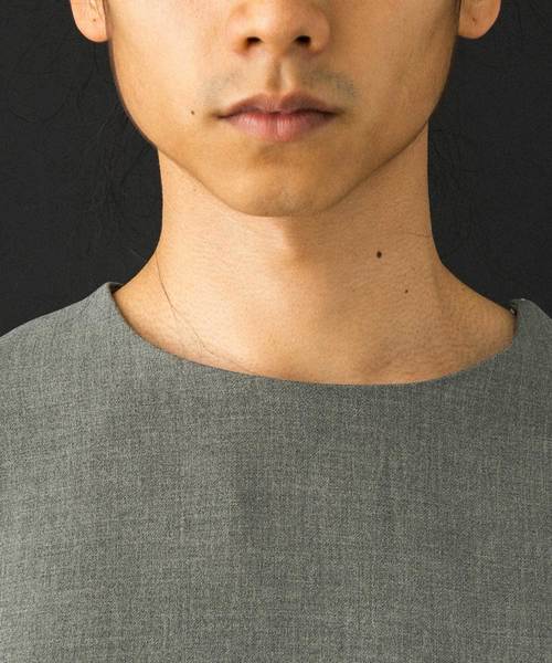 UNITED TOKYO(ユナイテッドトウキョウ)の「ショルダージッププルオーバー(シャツ/ブラウス・メンズ・グレー/ブルー/ブラック/ネイビー/ベージュ・1/2/3)」の9枚目の写真