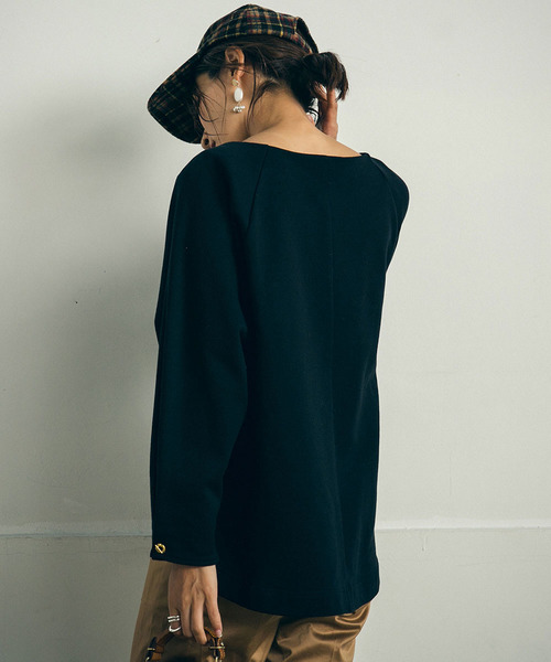 裏毛袖リングボタンプルオーバー Tシャツ カットソー Mayson トップス Tシャツ カットソー Grey メイソングレイ のtシャツ カットソー 裏毛袖リングボタンプルオーバー 2107 をセール価格で購入できます Mayson セール Grey メイソングレイ の