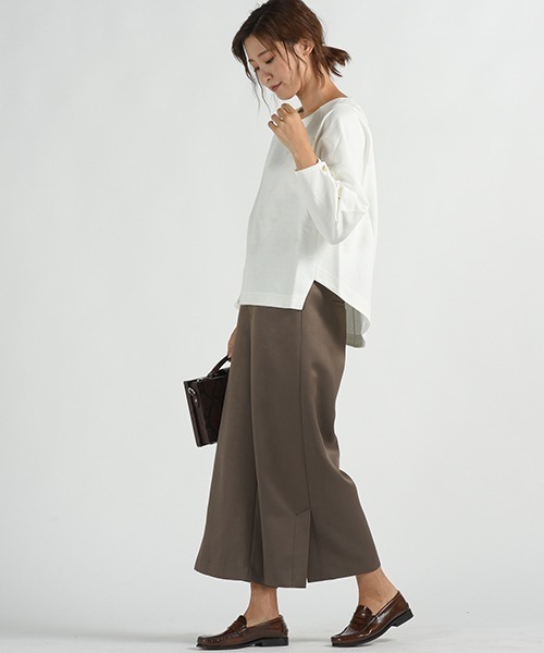 裏毛袖リングボタンプルオーバー Tシャツ カットソー Mayson トップス Tシャツ カットソー Grey メイソングレイ のtシャツ カットソー 裏毛袖リングボタンプルオーバー 2107 をセール価格で購入できます Mayson セール Grey メイソングレイ の