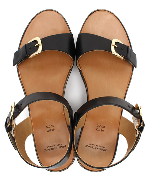 NANO universe(ナノユニバース)の「ORNELLA STEFANI/バックル付ストラップウェッジサンダル(サンダル・レディース・ブラウン/ブラック/ホワイト・37/38/36/35)」の11枚目の写真