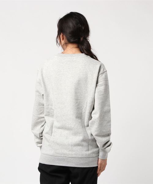 WEGO(ウィゴー)の「WEGO/【裏起毛】ワンポイントベアロゴ刺繍プルオーバークルースウェット(スウェット・メンズ・杢グレー/ホワイト/ベージュ/その他1/その他2/ホワイト系その他/ベージュ系その他・SMALL/MEDIUM/LARGE)」の9枚目の写真