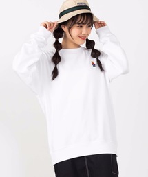 WEGO | WEGO/ワンポイントベア刺繍プルオーバー(スウェット)