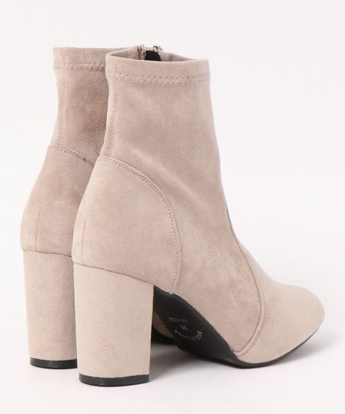 archives（アルシーヴ）の「ストレッチショートブーツ（ブーツ・レディース・ブラック/ベージュ/ブラック系その他・MEDIUM/LARGE）」の4枚目の写真