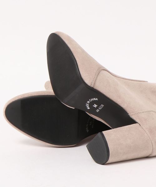 archives（アルシーヴ）の「ストレッチショートブーツ（ブーツ・レディース・ブラック/ベージュ/ブラック系その他・MEDIUM/LARGE）」の5枚目の写真