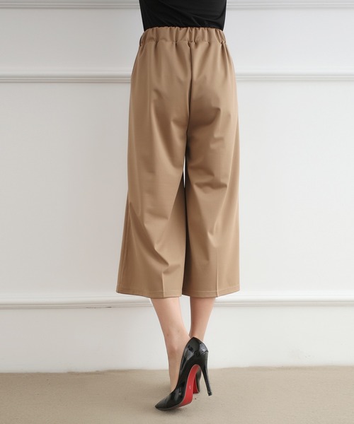 Coo+i(クーイ)の「フレア ガウチョパンツ(スウェットパンツ・レディース・ブラック系その他/ネイビー/ピンク/ブラック/グレー/ホワイト/ベージュ/キャメル/オレンジ/ホワイト系その他/カーキ/ワイン/テラコッタ・FREE)」の21枚目の写真