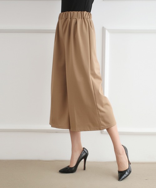 Coo+i(クーイ)の「フレア ガウチョパンツ(スウェットパンツ・レディース・ブラック系その他/ネイビー/ピンク/ブラック/グレー/ホワイト/ベージュ/キャメル/オレンジ/ホワイト系その他/カーキ/ワイン/テラコッタ・FREE)」の20枚目の写真