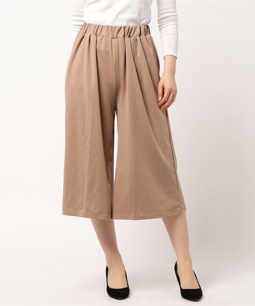 Coo+i(クーイ)の「フレア ガウチョパンツ(スウェットパンツ・レディース・ブラック系その他/ネイビー/ピンク/ブラック/グレー/ホワイト/ベージュ/キャメル/オレンジ/ホワイト系その他/カーキ/ワイン/テラコッタ・FREE)」の14枚目の写真