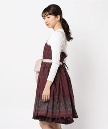 axes femme（アクシーズファム）の「ローズキャッスル柄ワンピ