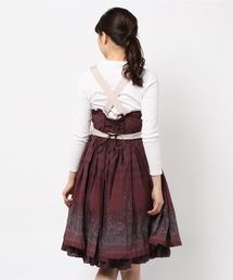 axes femme（アクシーズファム）の「ローズキャッスル柄ワンピ