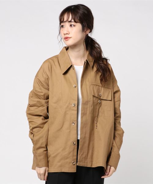 THISIS(ディスイズ)の「フライフロント カバーオール(カバーオール・レディース・ブラック/ベージュ/カーキ・MEDIUM/LARGE)」の2枚目の写真