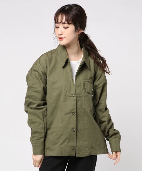 THISIS(ディスイズ)の「フライフロント カバーオール(カバーオール・レディース・ブラック/ベージュ/カーキ・MEDIUM/LARGE)」の3枚目の写真