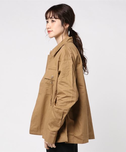 THISIS(ディスイズ)の「フライフロント カバーオール(カバーオール・レディース・ブラック/ベージュ/カーキ・MEDIUM/LARGE)」の4枚目の写真