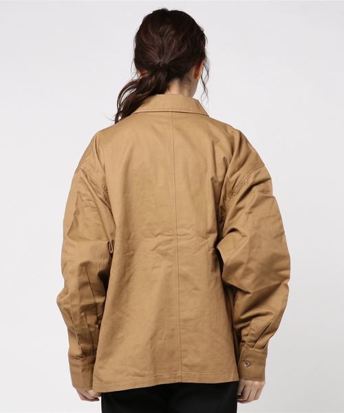 THISIS(ディスイズ)の「フライフロント カバーオール(カバーオール・レディース・ブラック/ベージュ/カーキ・MEDIUM/LARGE)」の5枚目の写真