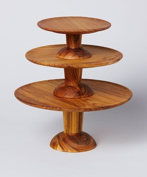 ケーキスタンド NEIN MARKE｜マホガニー ケーキスタンド M クリスマス - Figue