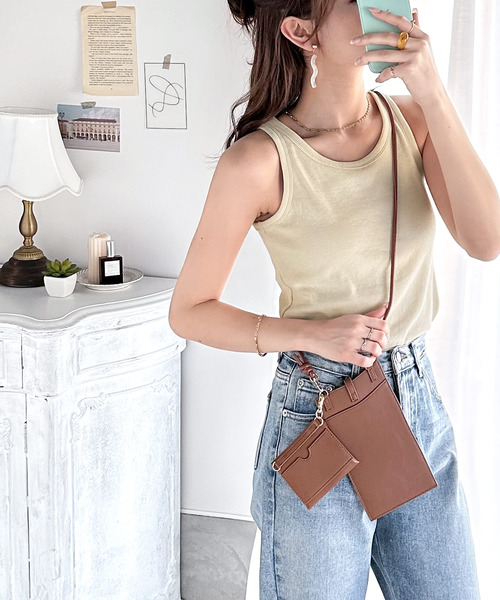 Java（ジャバ）の「《JaVa ジャバコラボ》大人のトレンドインナー。アメスリカップ付タンクトップ（タンクトップ・レディース・杢グレー/ブラック/ホワイト/ブラウン/チャコール/ベージュ/カーキ/オレンジ/イエロー・X-LARGE/MEDIUM/LARGE/XX-LARGE/XXX-LARGE/SMALL）」の19枚目の写真