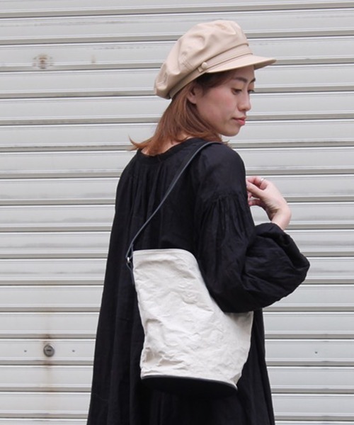 arth(アース)の「【arth】LINEN BD CRUMPLE BUCKET / 【アース】(ハンドバッグ・レディース・ベージュ/ブラック・FREE)」の7枚目の写真