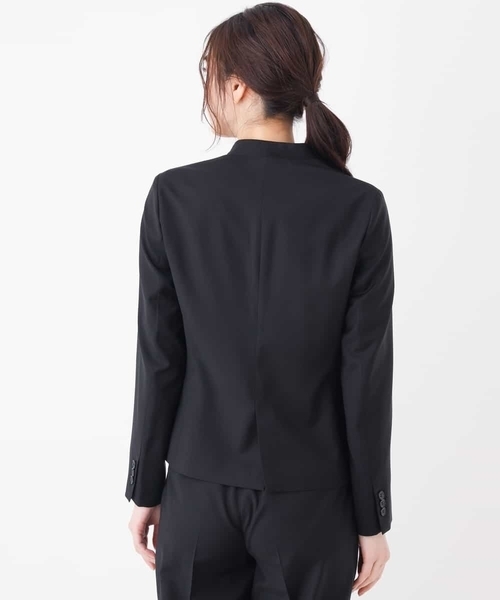a.v.v(アーヴェヴェ)の「【セットアップ対応】importVネックジャケット(その他アウター・レディース・ブラック/グレー・38/34/42/36/40)」の10枚目の写真