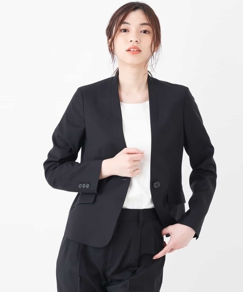 a.v.v(アーヴェヴェ)の「【セットアップ対応】importVネックジャケット(その他アウター・レディース・ブラック/グレー・38/34/42/36/40)」の19枚目の写真