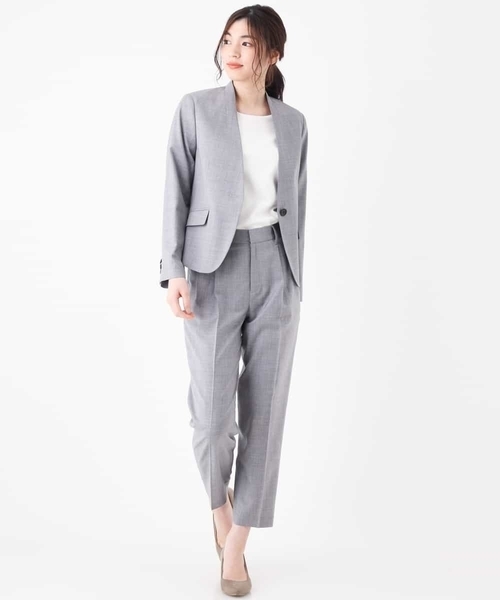 a.v.v(アーヴェヴェ)の「【セットアップ対応】importVネックジャケット(その他アウター・レディース・ブラック/グレー・38/34/42/36/40)」の21枚目の写真