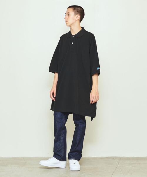 UNITED ARROWS & SONS ネイビー ポロシャツ