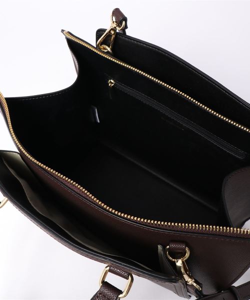 & chouette（アンドシュエット）の「新型2wayハンドバッグ（ハンドバッグ・レディース・ブラック/ネイビー/ブラウン/オフホワイト/ピンク/グリーン・FREE）」の11枚目の写真