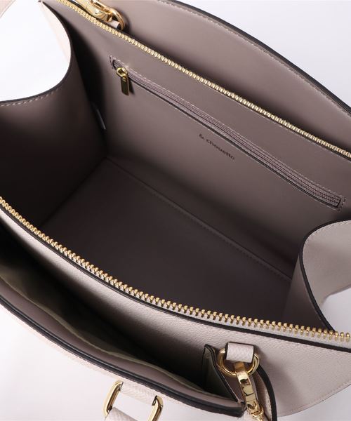 & chouette（アンドシュエット）の「新型2wayハンドバッグ（ハンドバッグ・レディース・ブラック/ネイビー/ブラウン/オフホワイト/ピンク/グリーン・FREE）」の13枚目の写真