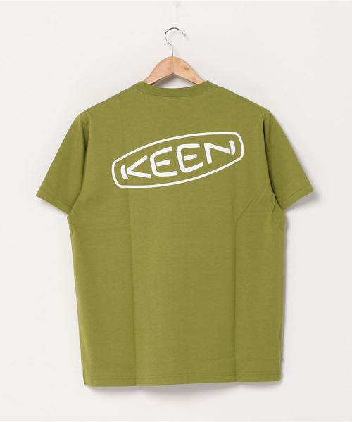 KEEN(キーン)の「KEEN C&B LOGO TEE / KEEN C&B ロゴTシャツ(Tシャツ/カットソー・メンズ・オリーブ・M/L/XL/S)」の2枚目の写真