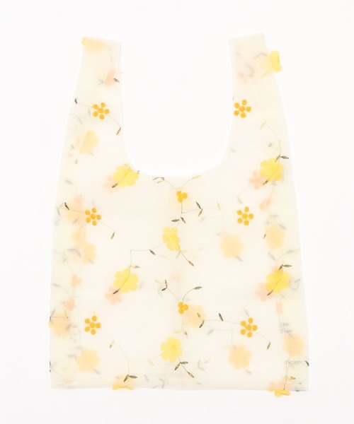 apres jour（アプレジュール）の「【apres jour×ARIAZ】シアーエコバッグ１（エコバッグ/サブバッグ・レディース・イエロー/ライトブルー/オフホワイト・FREE）」の5枚目の写真