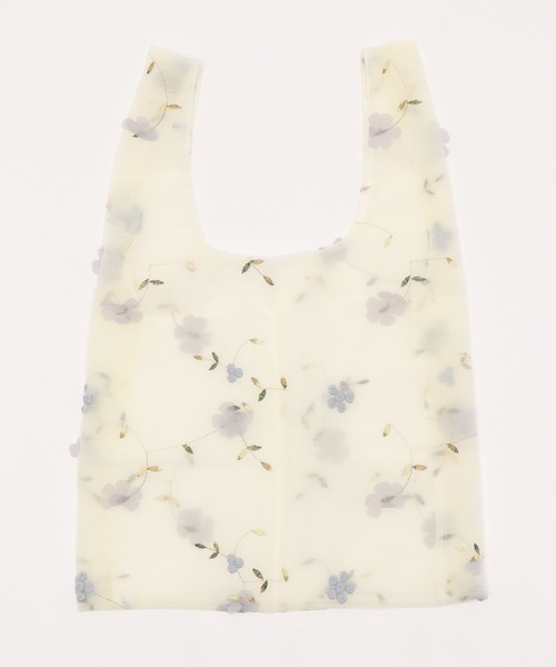 apres jour（アプレジュール）の「【apres jour×ARIAZ】シアーエコバッグ１（エコバッグ/サブバッグ・レディース・イエロー/ライトブルー/オフホワイト・FREE）」の8枚目の写真