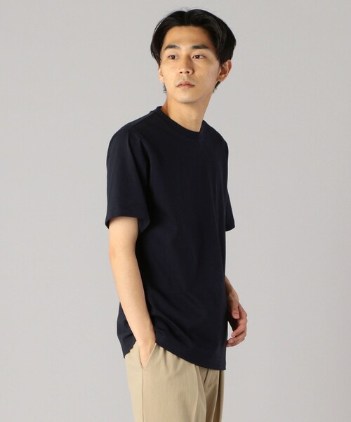 SHIPS(シップス)の「SHIPS: 抗菌・防臭 NANO-FINE(R) コットン クルーネック Tシャツ(Tシャツ/カットソー・メンズ・ホワイト/ブラック/グレー/ダークグレー/オリーブ/ピンク/ライトブルー/ネイビー/ライトグレー/チャコールグレー・S/M/L/XL)」の11枚目の写真