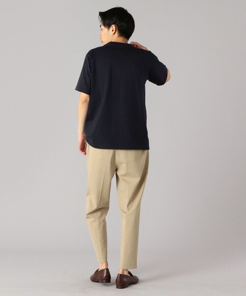 SHIPS(シップス)の「SHIPS: 抗菌・防臭 NANO-FINE(R) コットン クルーネック Tシャツ(Tシャツ/カットソー・メンズ・ホワイト/ブラック/グレー/ダークグレー/オリーブ/ピンク/ライトブルー/ネイビー/ライトグレー/チャコールグレー・S/M/L/XL)」の14枚目の写真