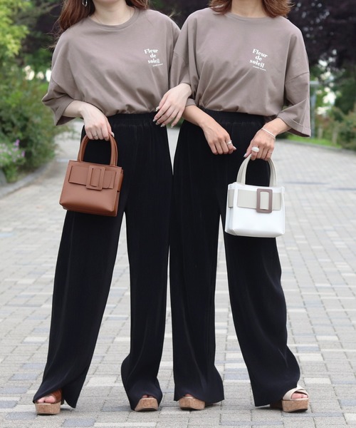 PairPair（ペアペア）の「サマーフォトプリントT（Tシャツ/カットソー・レディース・オフホワイト/ホワイト/モカ/ブルー・FREE）」の15枚目の写真