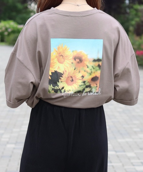 PairPair（ペアペア）の「サマーフォトプリントT（Tシャツ/カットソー・レディース・オフホワイト/ホワイト/モカ/ブルー・FREE）」の21枚目の写真