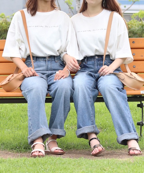 PairPair（ペアペア）の「サマーフォトプリントT（Tシャツ/カットソー・レディース・オフホワイト/ホワイト/モカ/ブルー・FREE）」の16枚目の写真